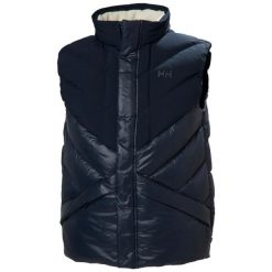 Kurtka puchowa Helly Hansen Village. Niebieskie kurtki Helly Hansen, m, bez wzorów, z puchu, bez kaptura. Za 923.50 zł.