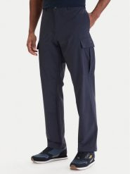 Aeronautica Militare Spodnie cargo 261PA1709UCT04291 Granatowy Comfort Fit. Niebieskie spodnie materiałowe Aeronautica Militare, m, bez wzorów, z materiału. Za 489.99 zł.