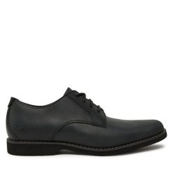 Półbuty Timberland. Czarne eleganckie półbuty Timberland, bez wzorów, bez obcasa, bez zapięcia. Za 399.99 zł.