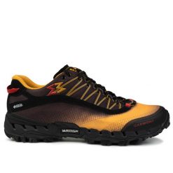 Buty męskie sportowe trekkingowe Garmont 9.81 N AIR G 2.0 GTX. Czarne trekkingi Garmont, bez wzorów, bez zapięcia. W wyprzedaży za 439.00 zł.