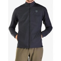 Kurtka rowerowa męska Fox Ranger Wind Jacket. Niebieskie kurtki FOX, m, bez wzorów, bez kaptura. Za 450.99 zł.