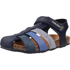 Sandały PABLOSKY 520227P Niebieski. Niebieskie sandały PABLOSKY, ze skóry, bez zapięcia. Za 224.99 zł.