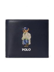 Polo Ralph Lauren Portfel 405P16238001 Granatowy. Niebieskie portfele Polo Ralph Lauren, bez wzorów, ze skóry. Za 819.99 zł.