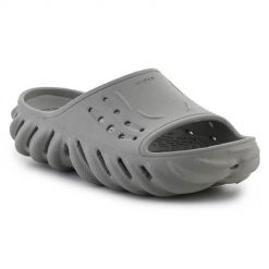 Klapki unisex Crocs Echo. Szare klapki Crocs, z materiału. Za 312.00 zł.