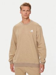 Adidas Bluza Seasonal Essentials IY6613 Beżowy Regular Fit. Brązowe bluzy Adidas, m, bez wzorów, z bawełny, bez kaptura. Za 159.99 zł.
