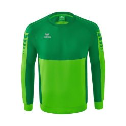 Bluza Erima Six Wings Zielona Junior. Zielone bluzy Erima, bez wzorów, z bawełny, bez kaptura. Za 270.99 zł.