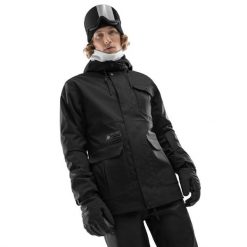 Kurtka snowboardowa premium meska Ultimate Edgewood. Czarne kurtki SIROKO, s, bez wzorów, bez kaptura. Za 977.00 zł.