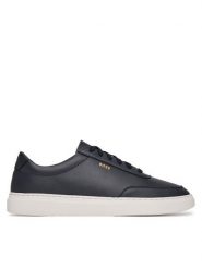 BOSS Sneakersy Kieran 50536504 Granatowy. Niebieskie buty sportowe casual Boss, bez wzorów, ze skóry, bez zapięcia. Za 489.99 zł.