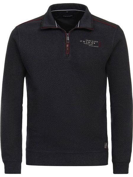 CASAMODA Sweter w kolorze czarnym rozmiar: XL. Czarne golfy CASAMODA, xl, bez wzorów, z bawełny, bez ramiączek. Za 183.59 zł.