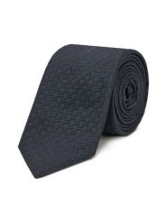 HUGO Krawat Tie 50535370 Granatowy. Niebieskie krawaty i muchy Hugo, bez wzorów, z jedwabiu. Za 199.99 zł.