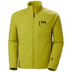 Rozciągliwa kurtka izolacyjna Helly Hansen Odin 2.0. Zielone kurtki Helly Hansen, bez wzorów, bez kaptura. W wyprzedaży za 931.00 zł.