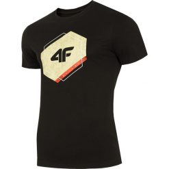 T-shirt męski TSM010 - głęboka czerń. T-shirty marki 4F. Za 49.99 zł.