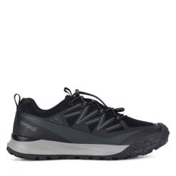 Trekkingi Sprandi. Czarne buty trekkingowe Sprandi, bez wzorów, bez zapięcia. Za 135.99 zł.