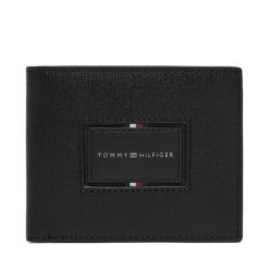 Portfel Tommy Hilfiger. Czarne portfele Tommy Hilfiger, bez wzorów. Za 349.99 zł.