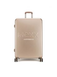 MEXX Walizka duża MEXX-L-035-07 BEIGE Beżowy. Brązowe walizki Mexx, bez wzorów, z tworzywa sztucznego, duże. Za 349.99 zł.