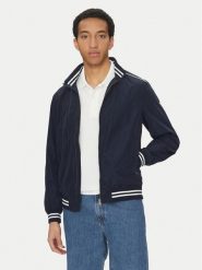 Guess Kurtka bomber M5GL28 WH762 Granatowy Regular Fit. Niebieskie kurtki Guess, m, z aplikacjami, z syntetyku, bez kaptura. Za 439.99 zł.