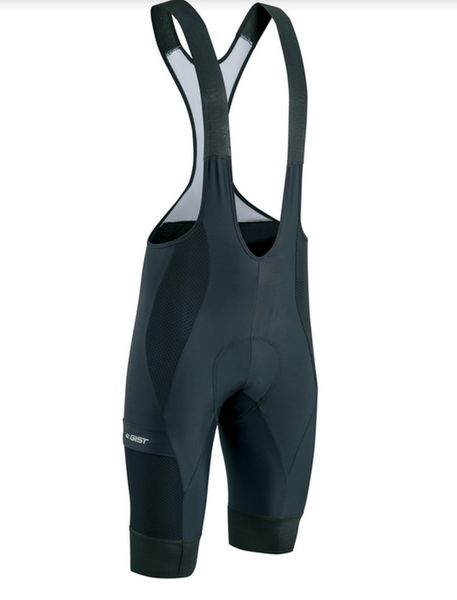 Spodenki rowerowe GRAVEL BIBSHORT. Białe spodenki rowerowe GIST, m, bez wzorów, z lycry, rowerowe. Za 399.00 zł.