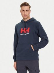Helly Hansen Bluza HH Logo 54582 Granatowy Regular Fit. Niebieskie bluzy Helly Hansen, m, bez wzorów, z bawełny, bez kaptura. Za 299.99 zł.