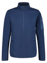 Icepeak Kurtka polarowa "Bredstedt" w kolorze granatowym rozmiar: XL. Niebieskie kurtki Icepeak, xl, bez wzorów, z materiału, bez kaptura. Za 109.26 zł.