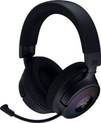 Razer Kraken V4 Zestaw słuchawkowy Bezprzewodowy Opaska na głowę Gaming USB Typu-A Bluetooth Czarny. Czarne słuchawki bezprzewodowe RAZER. Za 812.99 zł.