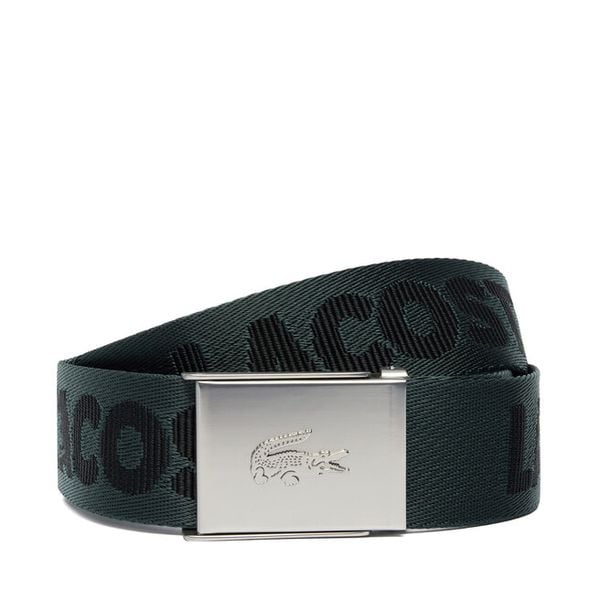 Pasek Męski Lacoste. Niebieskie paski LACOSTE, bez wzorów. Za 329.99 zł.