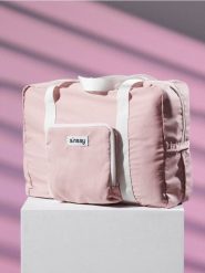 Składana torba na zamek na ramię - różowy. Czerwone torby na ramię Sinsay, bez wzorów, na ramię, bez dodatków. Za 25.99 zł.