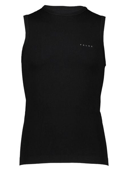 Falke Podkoszulek funkcyjny "Singlet" w kolorze czarnym rozmiar: M. Czarne podkoszulki Falke, m, bez wzorów, z materiału, bez ramiączek. Za 173.99 zł.