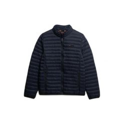Kurtka puchowa Superdry Fuji Lite. Niebieskie kurtki Superdry, xl, bez wzorów, z puchu, bez kaptura. Za 416.35 zł.