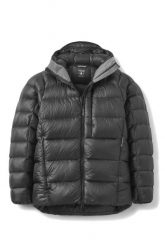 Kurtka trekkingowa puchowa męska Mythic Ultra. Czarne kurtki RAB, na zimę, l, bez wzorów, z nylonu, z kapturem. Za 2,249.99 zł.