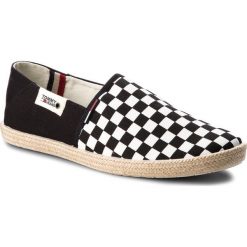 Espadryle TOMMY JEANS - Check Slip On Shoe EM0EM00098 Black White Check 901. Espadryle marki Tommy Jeans. W wyprzedaży za 169.00 zł.