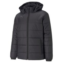 Kurtka Puma Team Liga Padded. Białe kurtki Puma, m, bez wzorów, bez kaptura. W wyprzedaży za 385.00 zł.