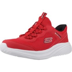 Buty SKECHERS BOUNDER PRO Czerwony. Czerwone buty trekkingowe Skechers, bez wzorów, z syntetyku, bez zapięcia. Za 213.93 zł.