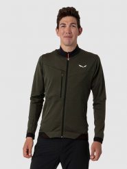 Salewa Kurtka funkcyjna "Pedroc PL" w kolorze oliwkowym rozmiar: S. Zielone kurtki Salewa, s, bez wzorów, z materiału, bez kaptura. Za 379.95 zł.