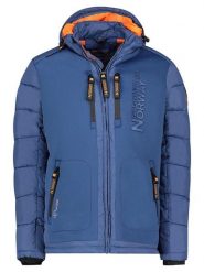 Geographical Norway Kurtka pikowana "Beachwood" w kolorze niebiesko-pomarańczowym rozmiar: XXL. Niebieskie kurtki Geographical Norway, xxl, bez wzorów, bez kaptura. Za 306.01 zł.