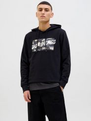 Jack & Jones Bluza "Hawaii" w kolorze czarnym rozmiar: XL. Czarne bluzy Jack & Jones, xl, bez wzorów, z kapturem. Za 92.86 zł.