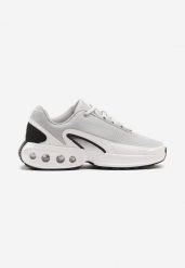 Szaro-Białe Buty Sportowe Sneakersy na Grubej Tłoczonej Podeszwie Uliathiela. Szare buty sportowe casual Born2be, bez wzorów, bez zapięcia. W wyprzedaży za 135.99 zł.