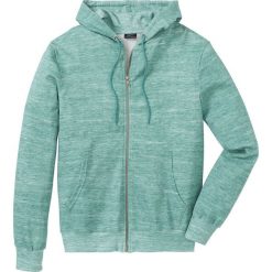 Bluza rozpinana z kapturem bonprix jasnozielony melanż. Bluzy marki bonprix. Za 79.99 zł.