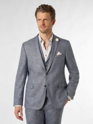 Finshley & Harding kurtka modułowa - Steven Mężczyźni Modern Fit wiskoza niebieski, 48. Niebieskie kurtki Finshley & Harding, m, bez wzorów, z wiskozy, bez kaptura. Za 799.95 zł.