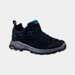 Buty trekkingowe męskie Alpinus Caulana M. Czarne buty turystyczne Alpinus, bez wzorów, z nubiku, bez zapięcia, trekkingowe. Za 479.00 zł.
