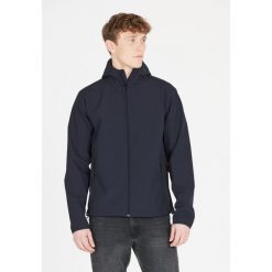 Softshell męski Whistler Luango. Niebieskie kurtki softshell WHISTLER, l, bez wzorów, z softshellu, bez kaptura. Za 269.99 zł.