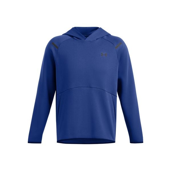 Bluza Under Armour Ua Unstoppable Flc Hd Eu Dorosłych. Niebieskie bluzy Under Armour, m, bez wzorów, z materiału, bez kaptura. Za 385.55 zł.
