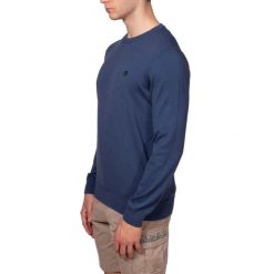 Sweter Męski Timberland LS Williams River Cotton YD Crew Regular. Niebieskie swetry nierozpinane Timberland, na zimę, m, bez wzorów, bez kołnierzyka, bez ramiączek. Za 409.00 zł.