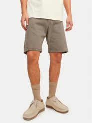 Jack&Jones Szorty jeansowe Tony 12249043 Beżowy Loose Fit. Brązowe szorty Jack&Jones, l, bez wzorów, z bawełny. Za 99.99 zł.