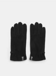 Rękawiczki męskie - czarny. Czarne rękawiczki Sinsay, bez wzorów. Za 29.99 zł.