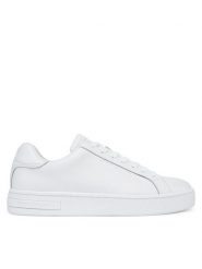 Armani Exchange Sneakersy XM000141 AF11912 U0002 Biały. Białe buty sportowe casual Armani Exchange, bez wzorów, ze skóry, bez zapięcia. Za 699.99 zł.