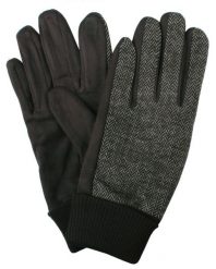 Delikatne i Wygodne Rękawiczki z Wełną - Męskie - Brąz, Jodełka. Rękawiczki Em men's accessories, na jesień, bez wzorów, z poliesteru. Za 99.00 zł.