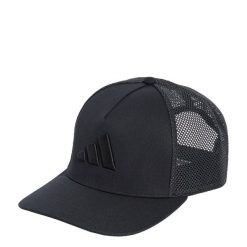 Czapka z daszkiem z zatrzaskiem z tyłu. Czarne czapki z daszkiem Adidas, bez wzorów. Za 109.00 zł.
