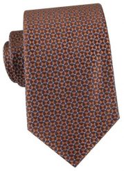 Jasnobrązowy Krawat z Bardzo Drobnym Wzorem - Alties. Krawaty i muchy Alties, bez wzorów, z tkaniny. Za 55.00 zł.
