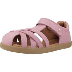 Sandały BOBUX CROSS JUMP Fioletowy. Fioletowe sandały BOBUX, ze skóry, bez zapięcia. Za 333.99 zł.