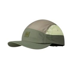 Czapka z daszkiem BUFF 5 PANEL GO CAP DOMUS APRICOT. Zielone czapki z daszkiem Buff, bez wzorów, z elastanu. Za 122.09 zł.